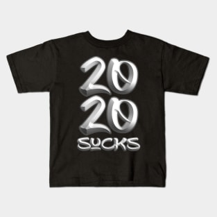 2020 sucks silver Kids T-Shirt